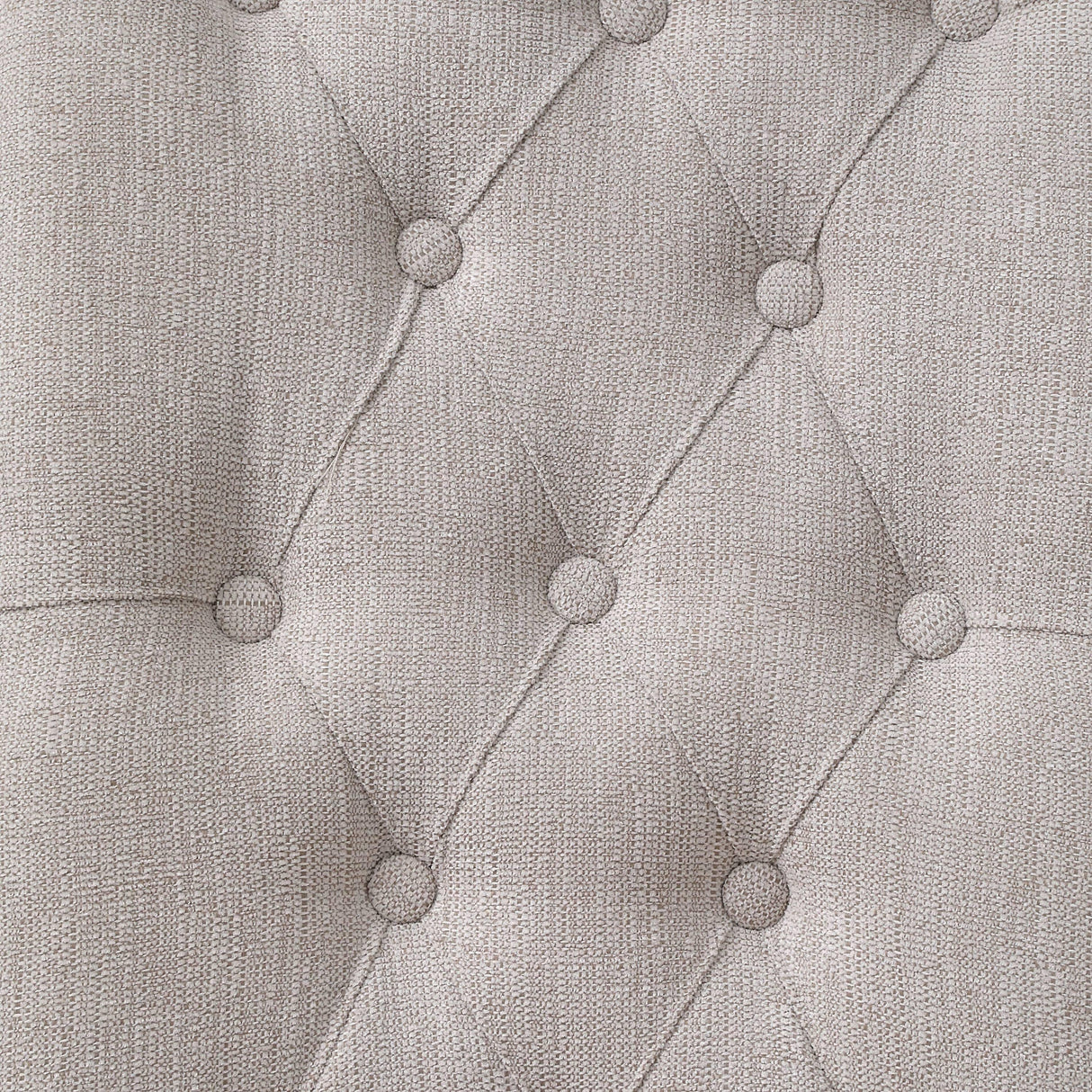 Set of 2 Beige Linen Synthetic Wood Side Chairs - Omega Lifestyles