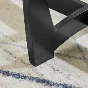 48-Inch Oval Tempered Glass Coffee Table - Sleep Galleria