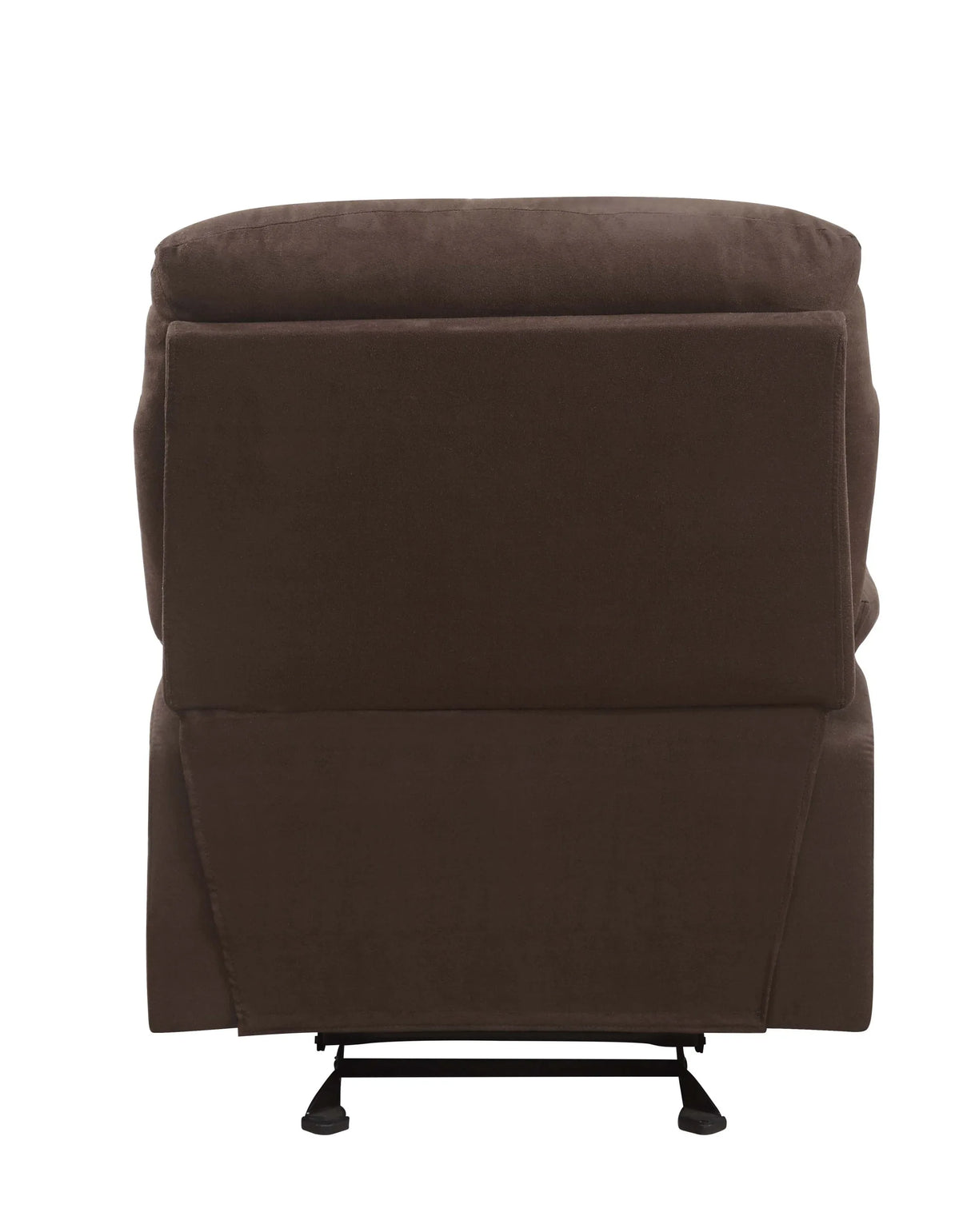 Chocolate Microfiber Motion Glider Recliner With Reclining Function - Omega Lifestyles