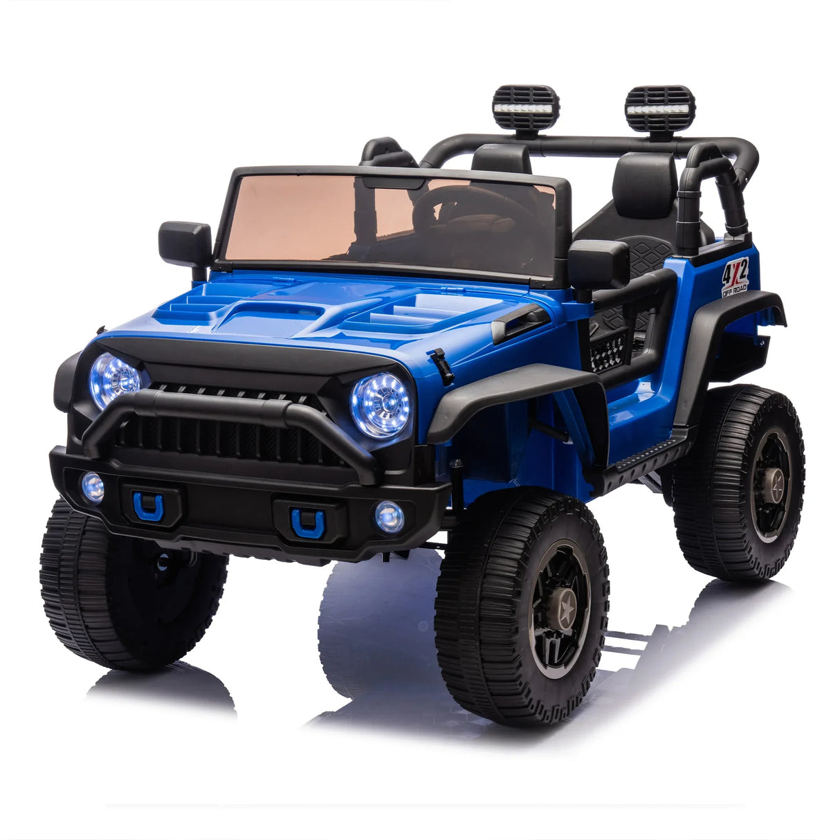 24V Two-Seater Bluetooth Remote Control Ride-On Truck - Omega Lifestyles