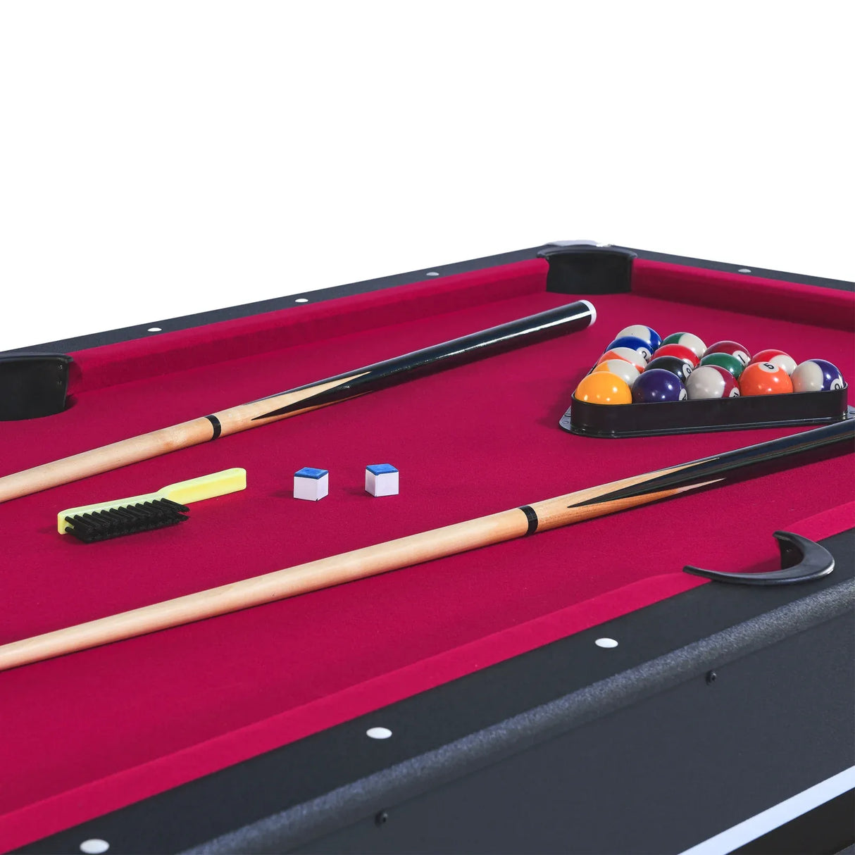 6-Foot Engineered Wood Pool Table With Tennis Top - Omega Lifestyles