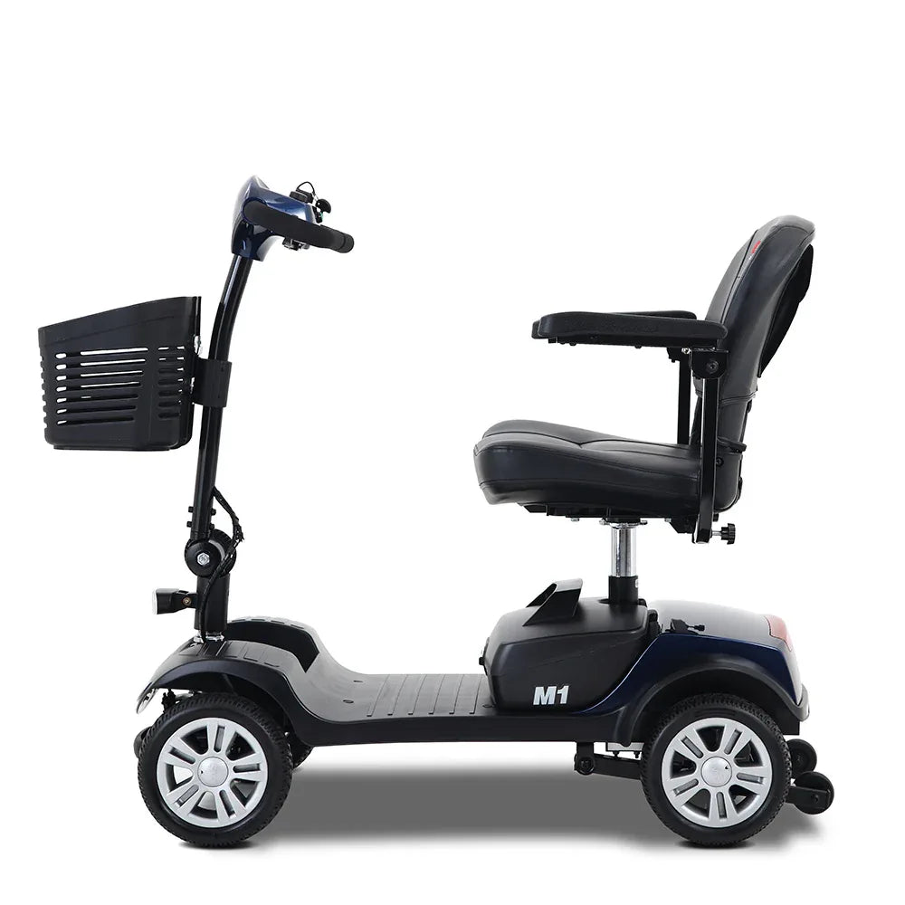 Compact Travel Mobility Scooter 300W Motor 300lbs Capacity - Omega Lifestyles