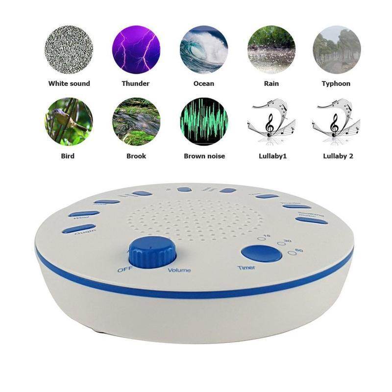 Portable White Noise Sound Machine With Timer - Sleep Galleria
