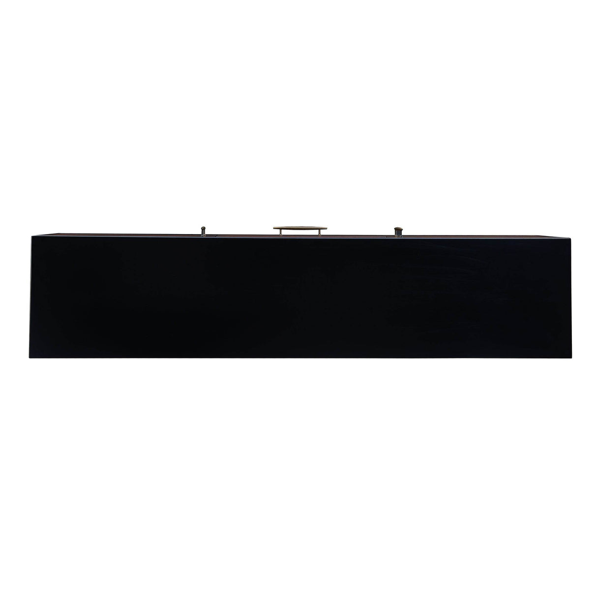 Midcentury Modern Black MDF Media Console Cabinet - Sleep Galleria