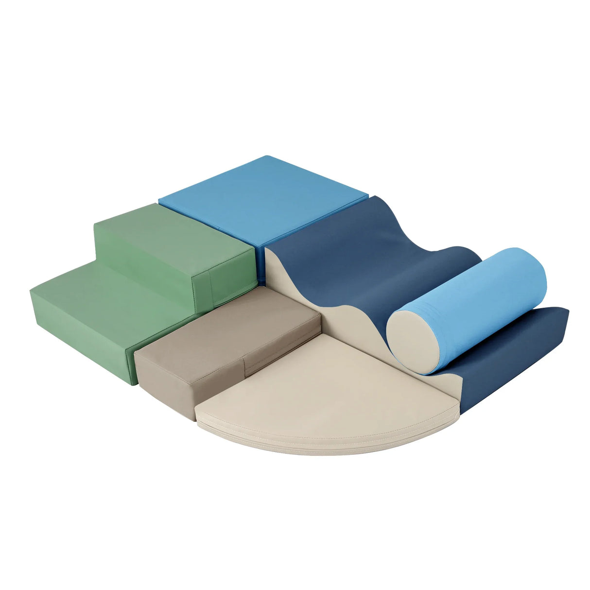 Colorful Soft Foam Kids Climb And Crawl Playset - Omega Lifestyles