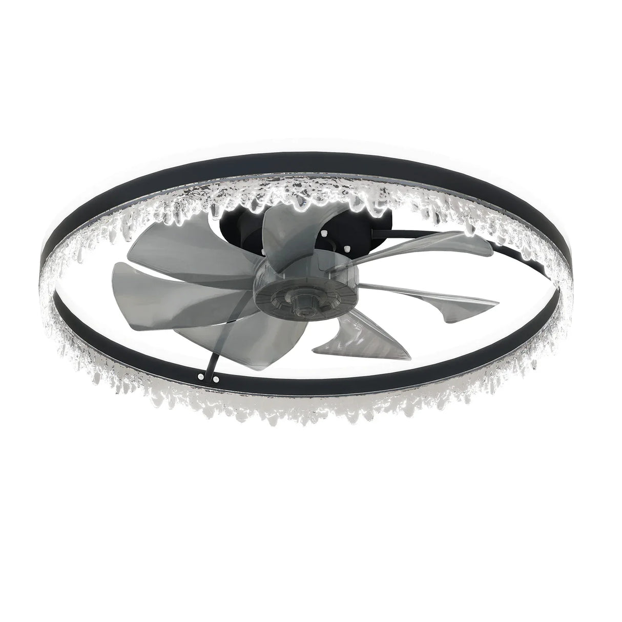 Modern LED Ceiling Fan With Dimmable Light And Remote Control - Omega Lifestyles