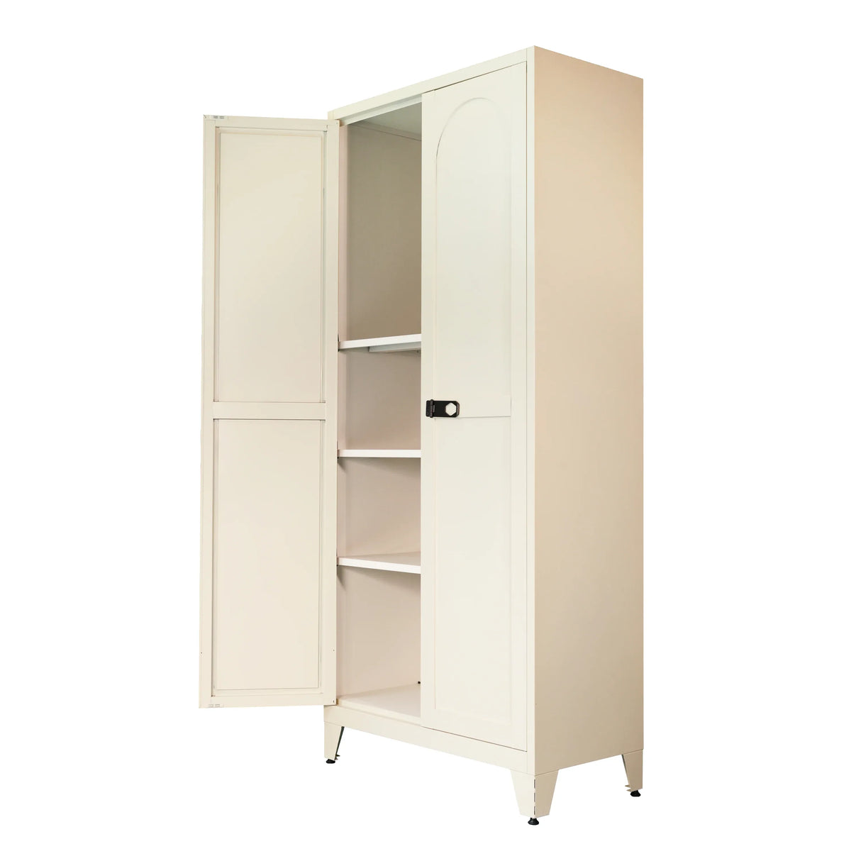 71-Inch Steel Locking Storage Cabinet With Adjustable Shelves - Omega Lifestyles