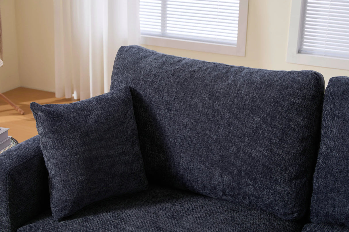 Modern Convertible Sleeper Sofa Bed With Memory Foam Mattress - Omega Lifestyles