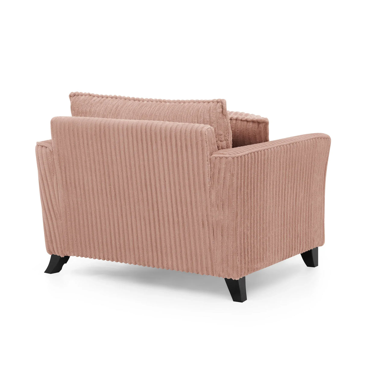 Corduroy Foam Lazyman Single-Person Sofa Chair Pink - Omega Lifestyles