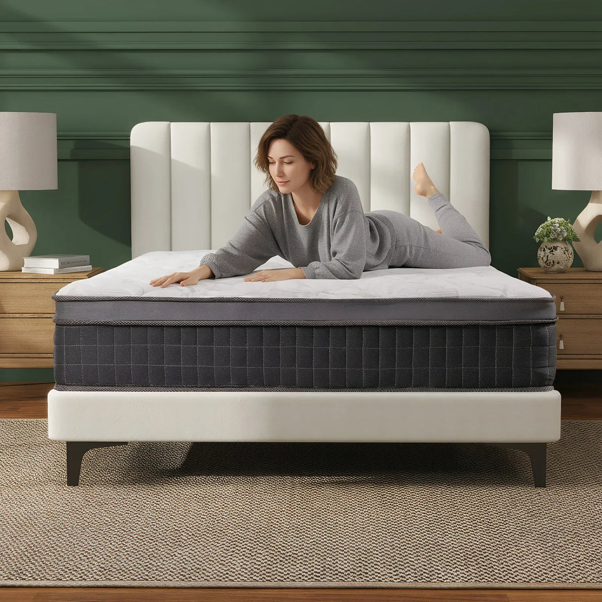 Medium 10-Inch Cooling Gel Memory Foam King Mattress - Omega Lifestyles