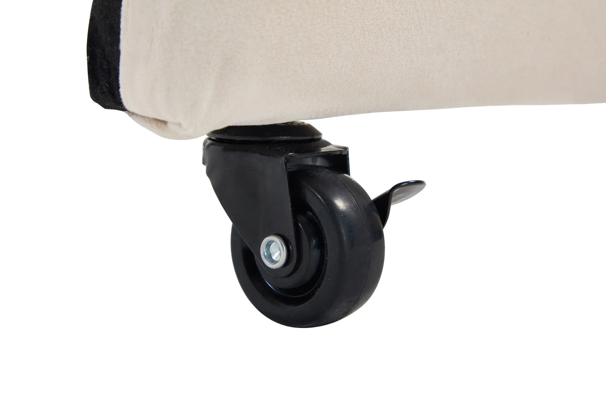 Twin Velvet Upholstered Daybed With Trundle Modern Design - Omega Lifestyles