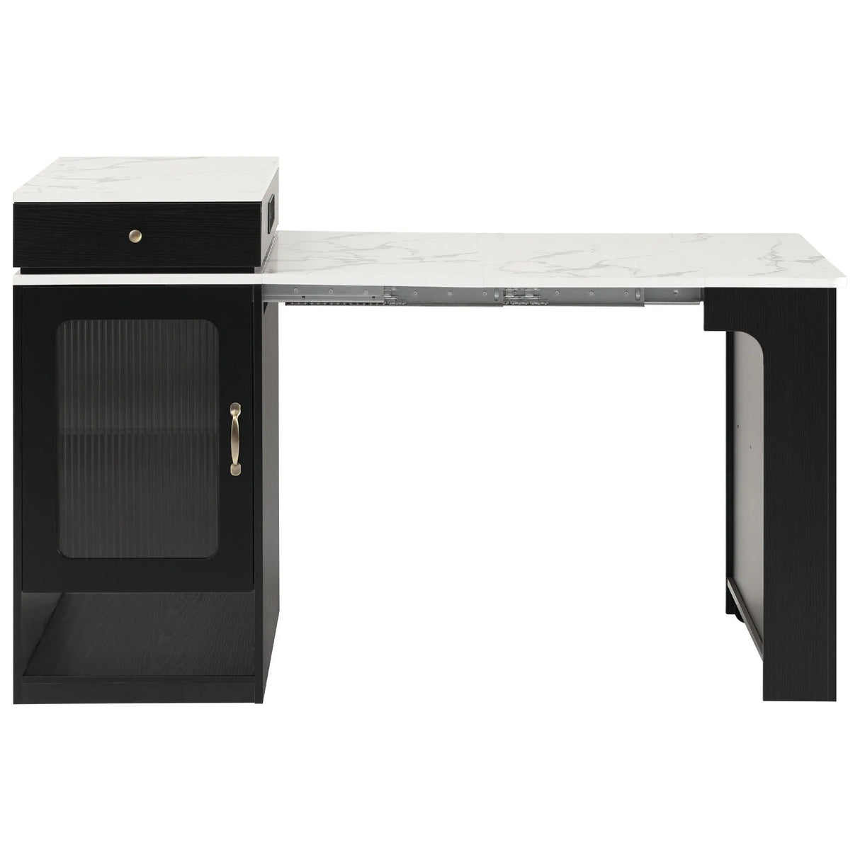 Extendable Dining Table Kitchen Island With Storage - Omega Lifestyles
