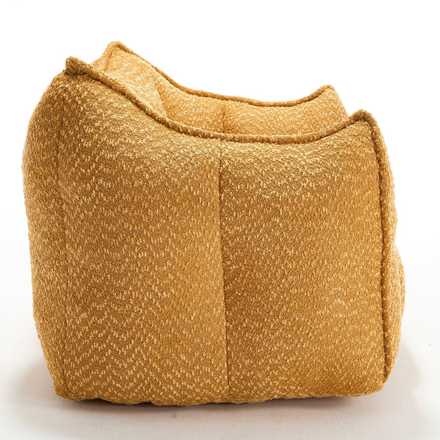 Chenille Foam Bean Bag Chair for Living Room - Omega Lifestyles