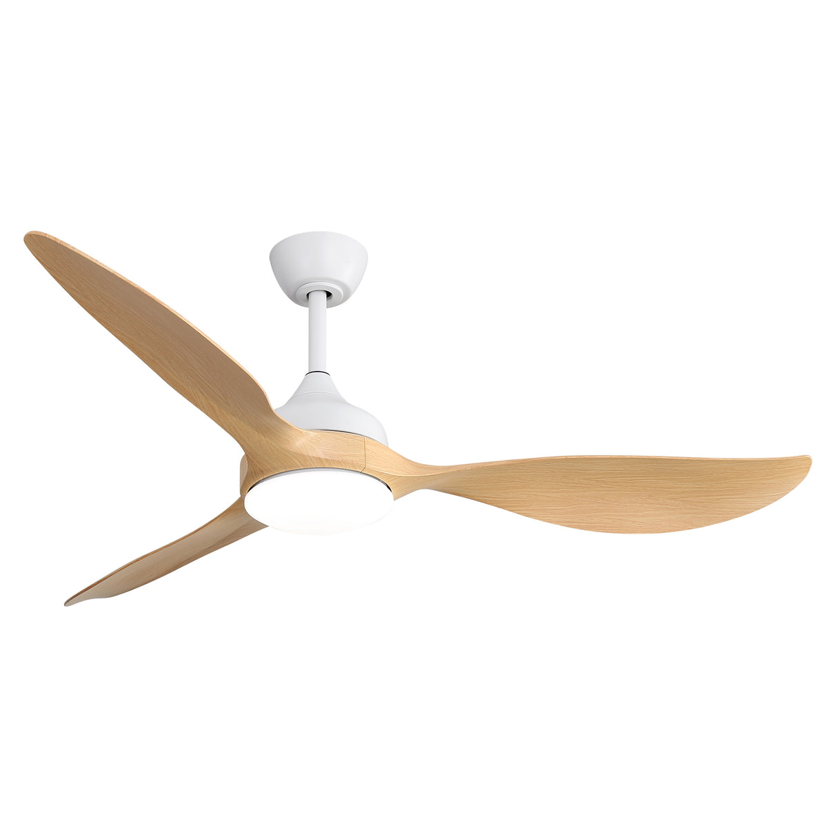 56-Inch Modern Remote Control Reversible Ceiling Fan With Light