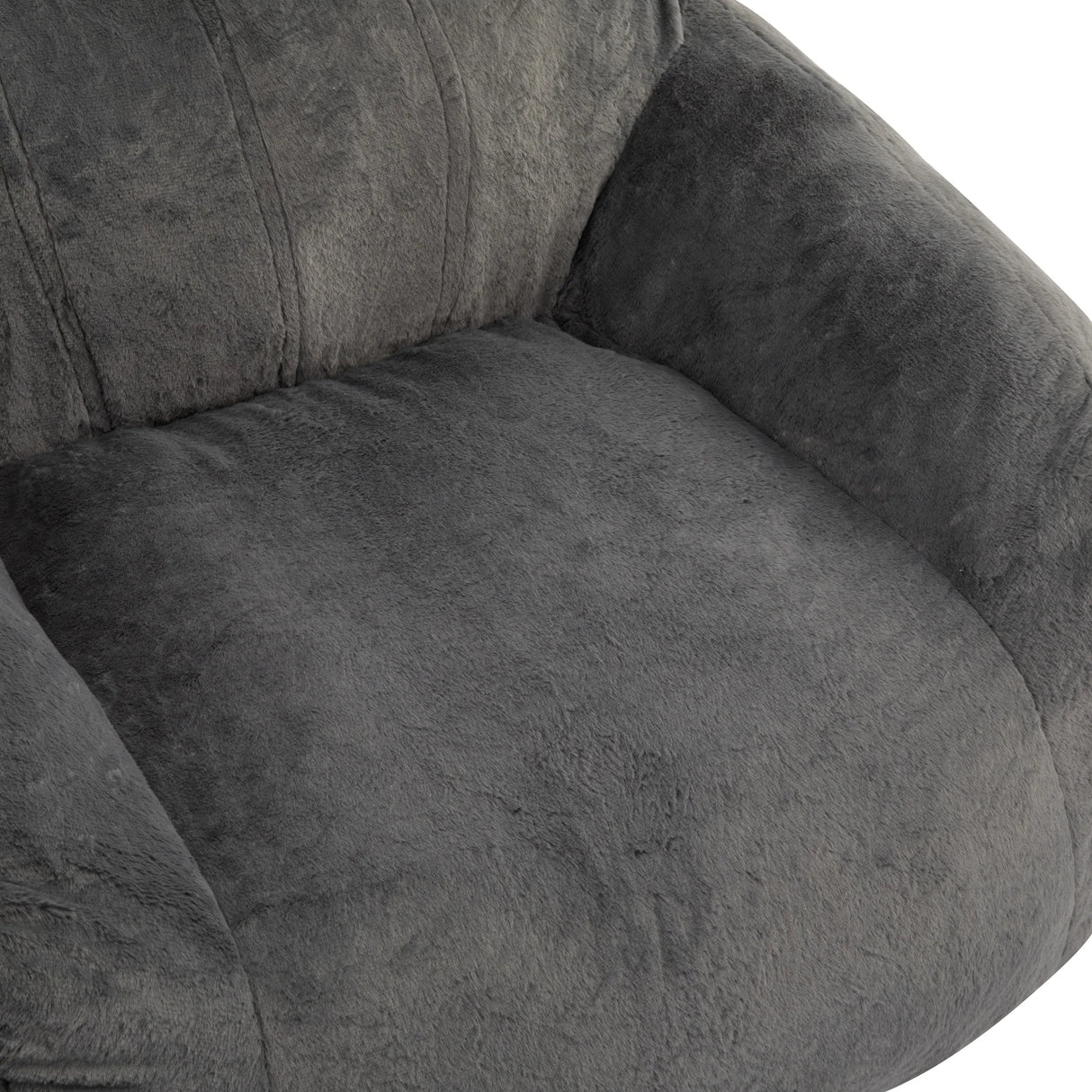 Soft Shredded Foam Faux Fur Indoor Bean Bag Chair - Omega Lifestyles