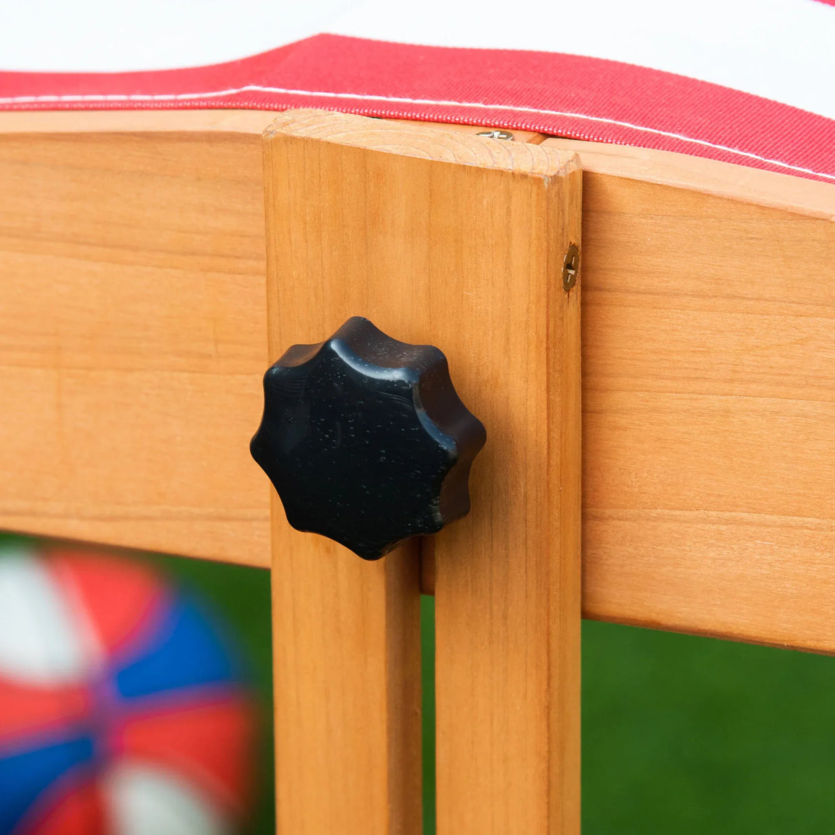 Kids Wooden Outdoor Sandbox With Adjustable Canopy Seat - Omega Lifestyles