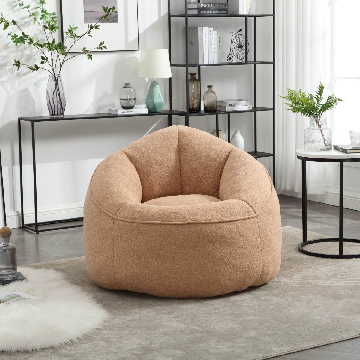 Microfiber Foam Filled Bean Bag Chair - Sleep Galleria