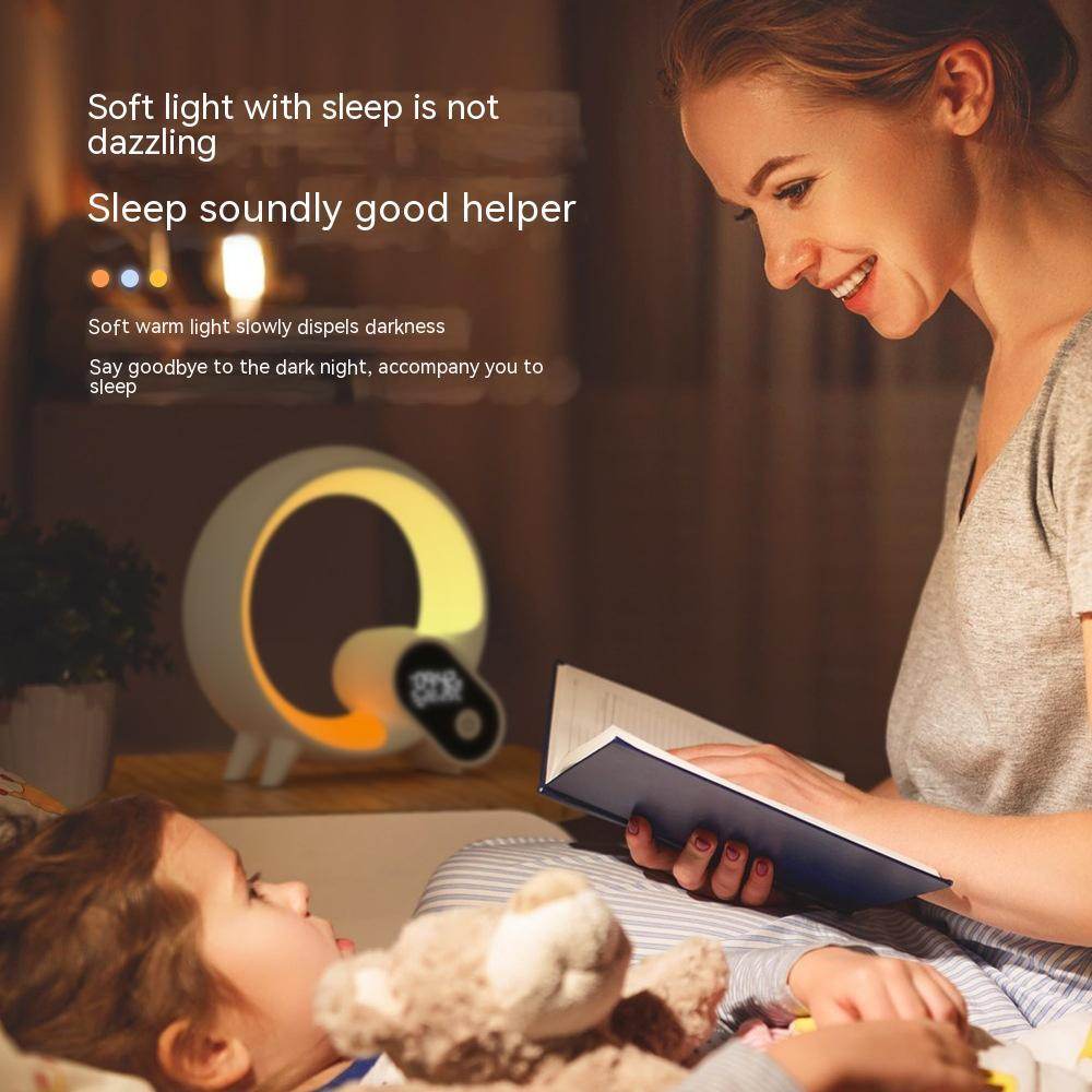 Smart Light Bluetooth Alarm Clock With Colorful Atmosphere Lighting - Sleep Galleria