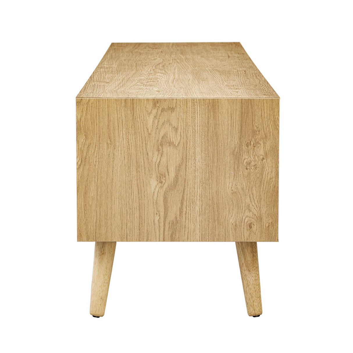 Boho Farmhouse Solid Wood TV Stand Cabinet - Sleep Galleria