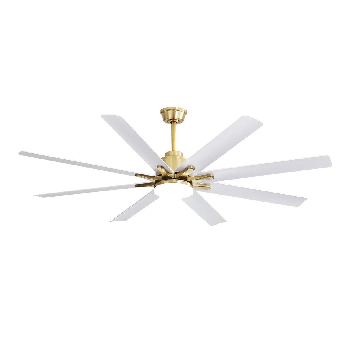 66-Inch Modern Reversible DC Motor Ceiling Fan With LED Light - Omega Lifestyles