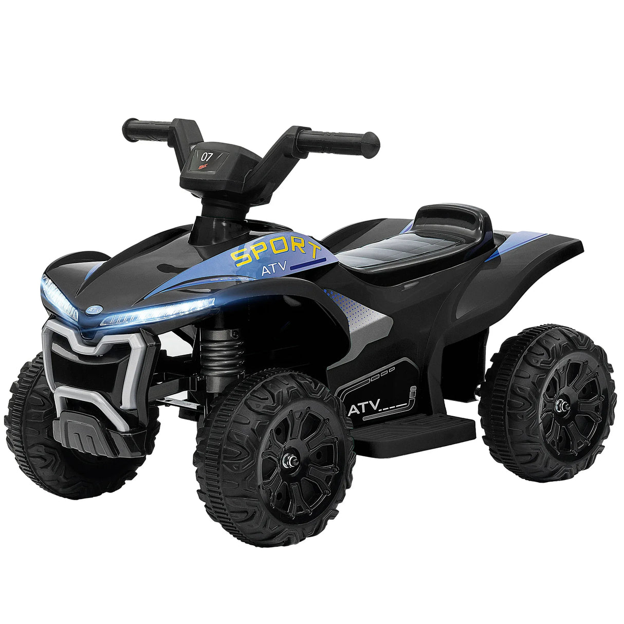 Kids Rechargeable 6V ATV Quad Ride-On Toy With Lights - Omega Lifestyles