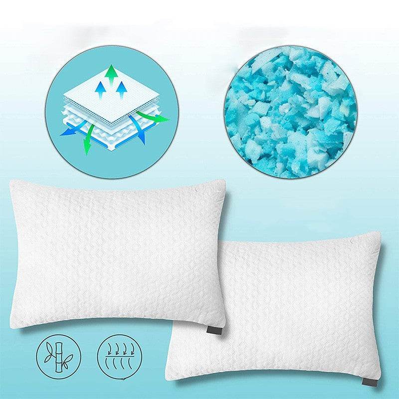 Slow Rebound Bamboo Fiber Memory Pillow - Sleep Galleria