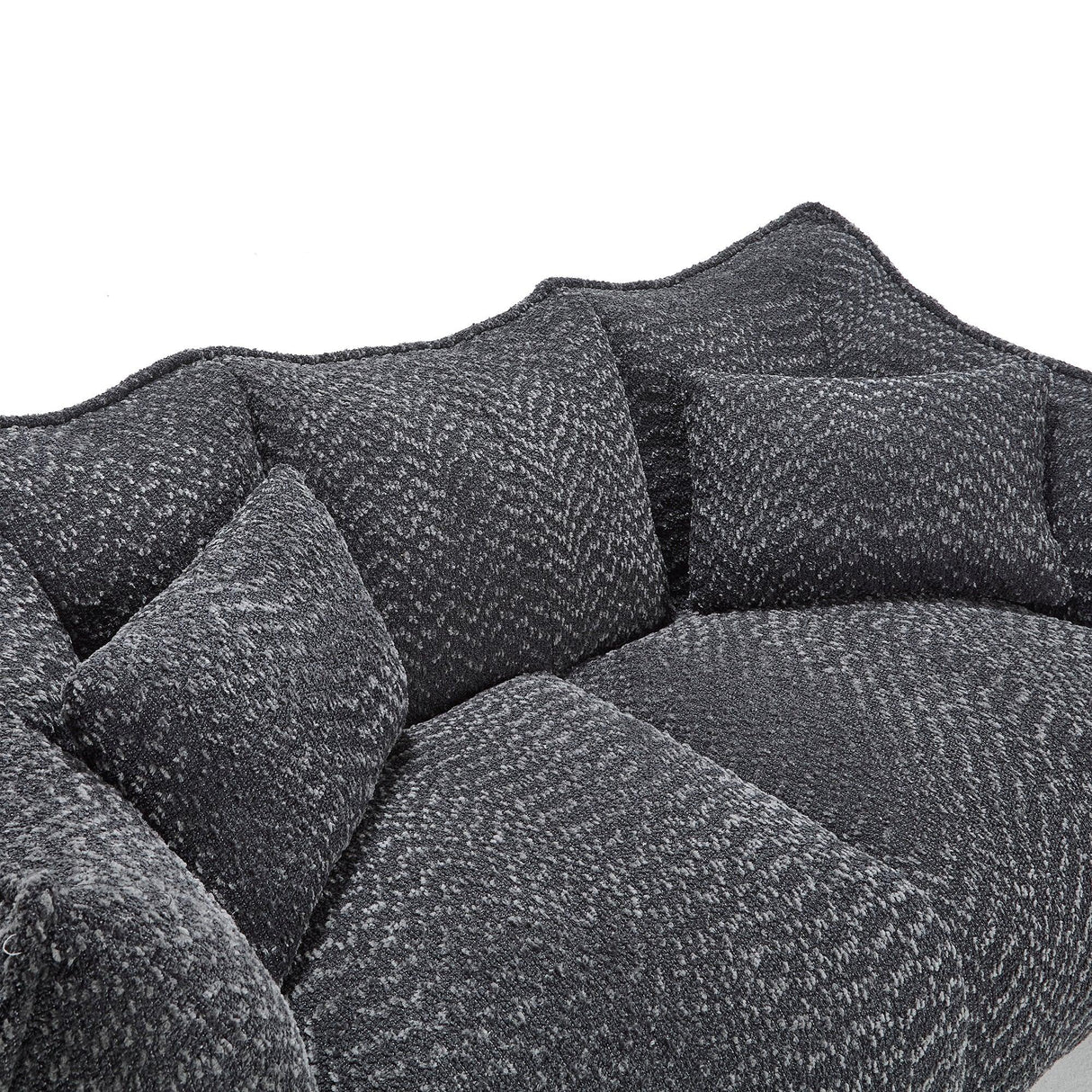 Dual Chenille Bean Bag Chair With High Resilience Foam - Omega Lifestyles