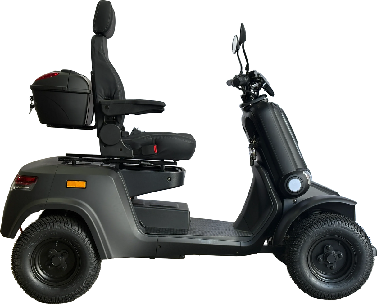 Heavy Duty 4 Wheel Mobility Scooter With Dual Brakes - Omega Lifestyles