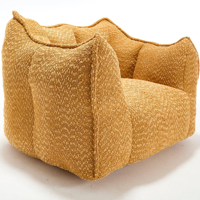 Chenille Foam Bean Bag Chair for Living Room - Omega Lifestyles