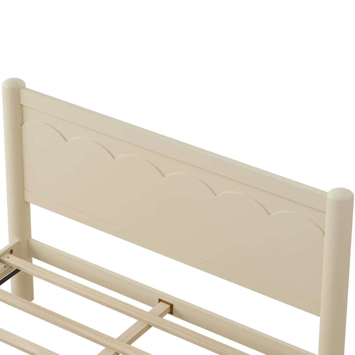 Queen Solid Wood Platform Bed Frame With Headboard - Omega Lifestyles