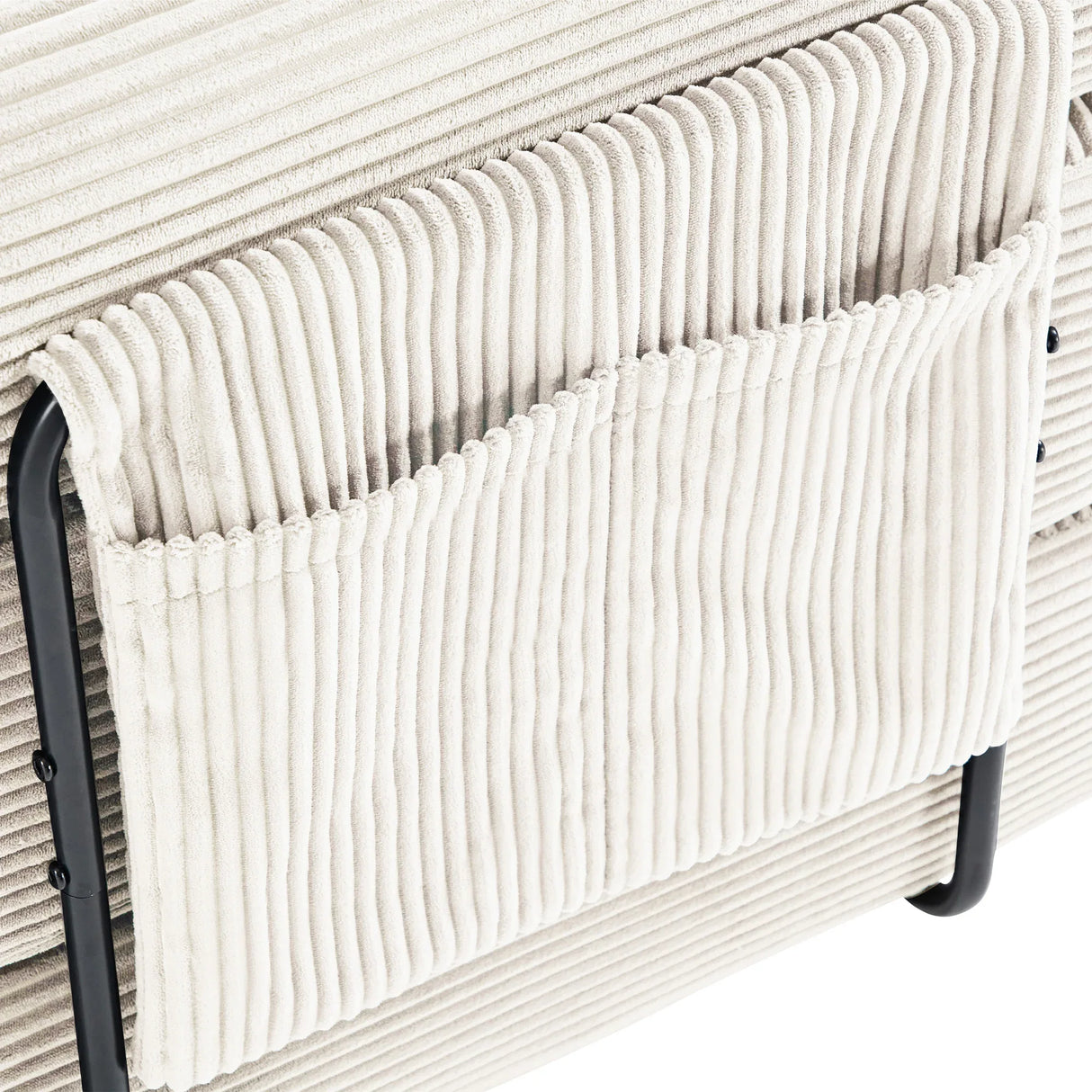 Convertible Corduroy Folding Memory Foam Sofa Bed - Omega Lifestyles