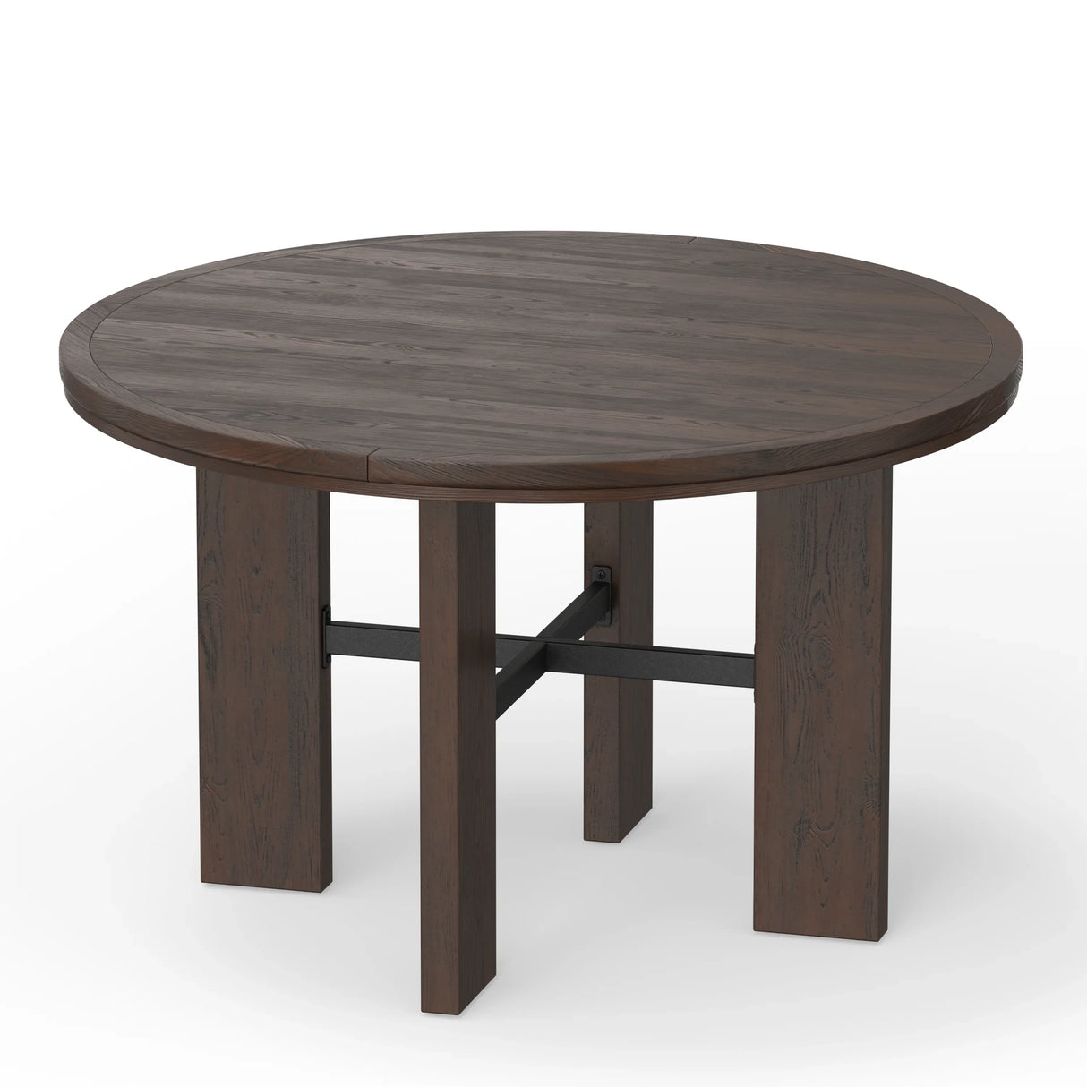 5-Piece Walnut Wood Dining Table and Game Set - Omega Lifestyles