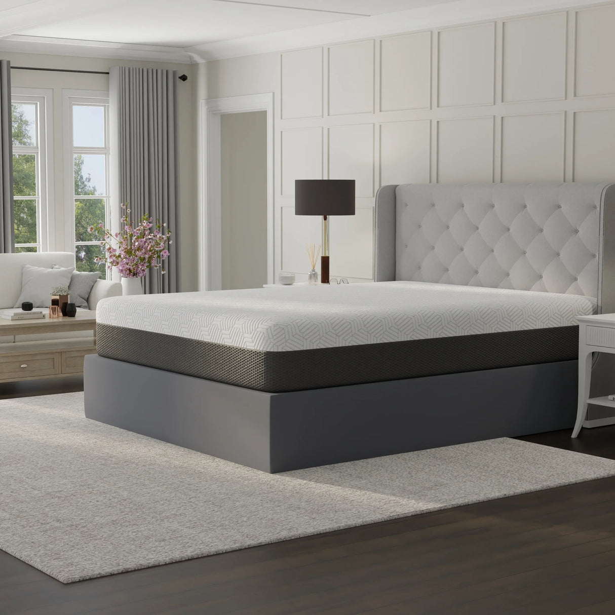 Full Soft 12-Inch Pur Chill Cooling Memory Foam Mattress - Omega Lifestyles