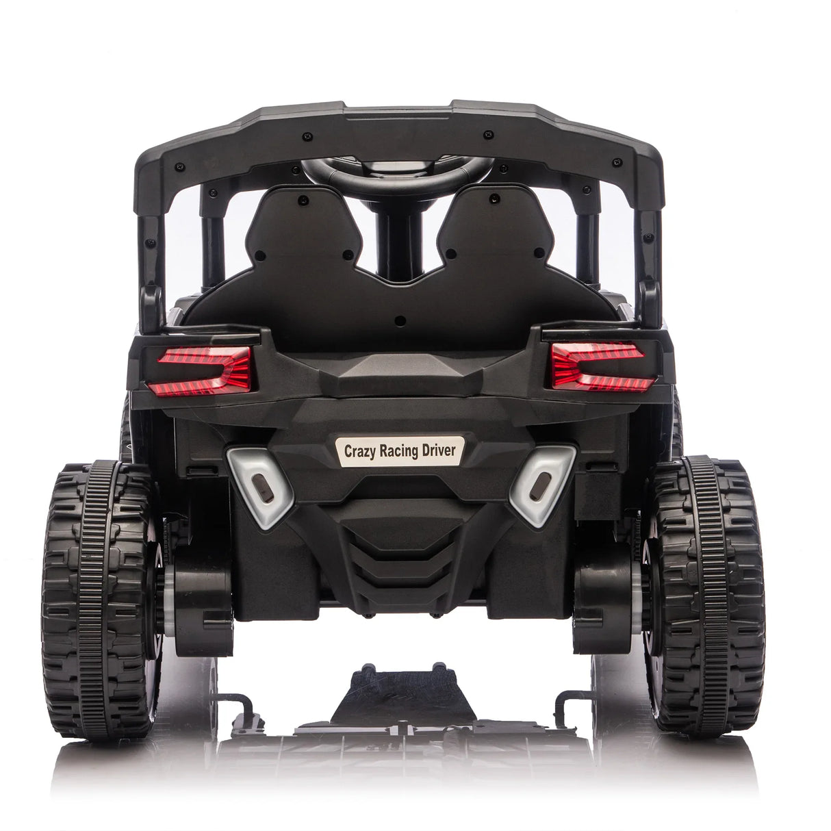 24V Kids Remote Control Black Ride On UTV - Omega Lifestyles