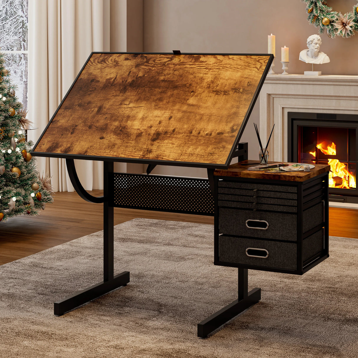 Adjustable Angle 1500-Piece Jigsaw Puzzle Table Board - Omega Lifestyles