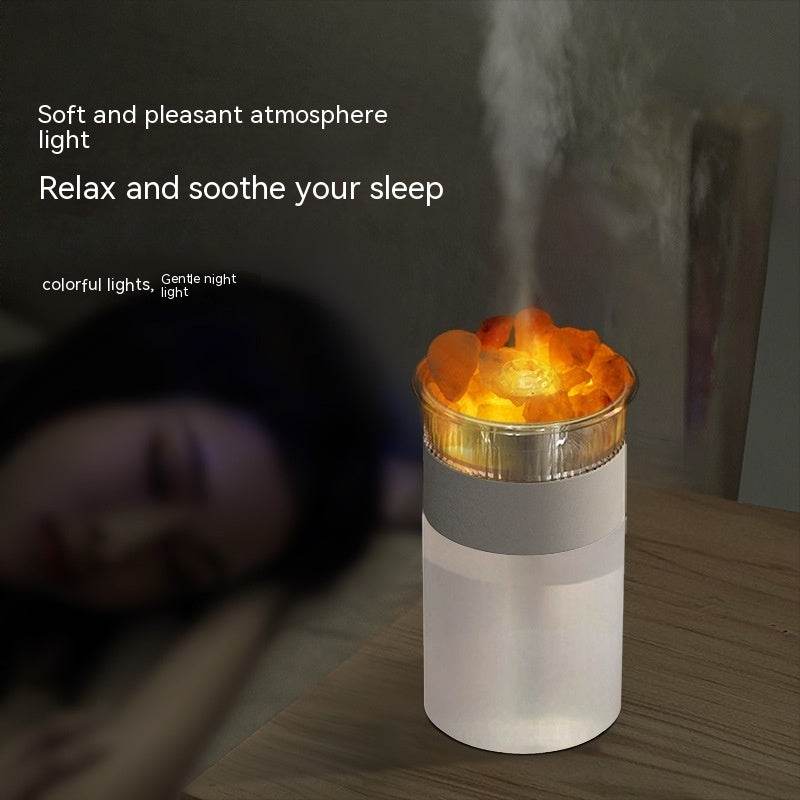USB Aromatherapy Diffuser with Himalayan Salt Night Light - Sleep Galleria