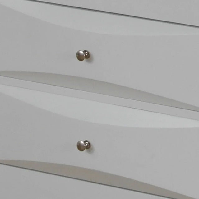 White Twin Storage Bed With Built-In Drawers - Omega Lifestyles