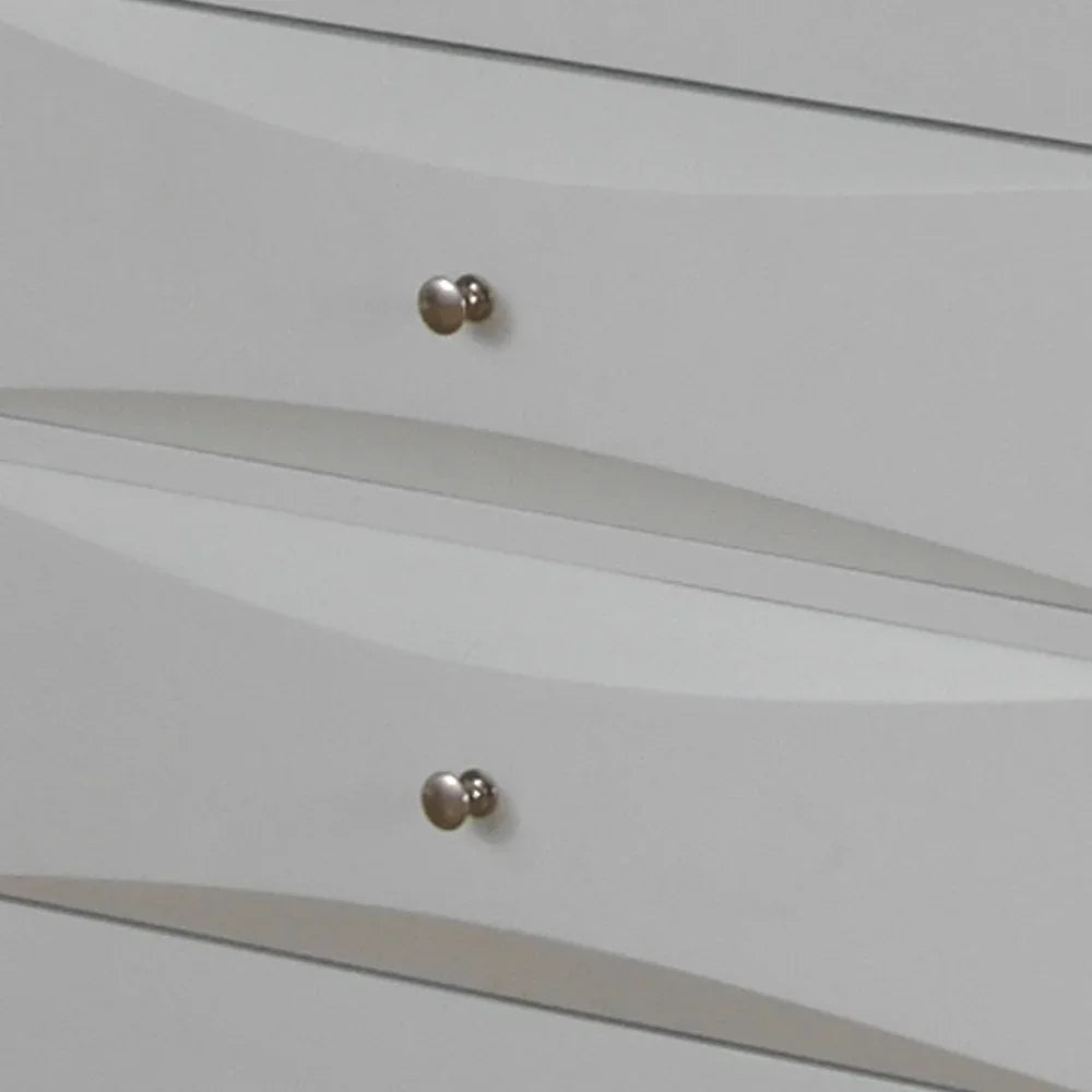 White Twin Storage Bed With Built-In Drawers - Omega Lifestyles