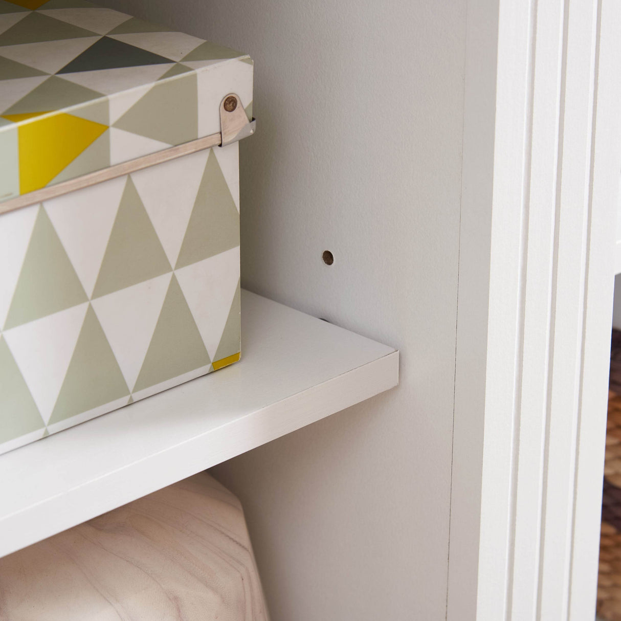 White MDF Adjustable Shelf Media Console Cabinet - Sleep Galleria