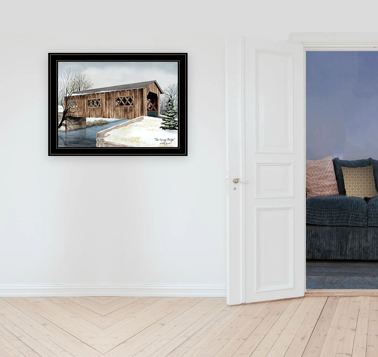 Framed Multicolor Paper Wall Art Print Ready To Hang - Omega Lifestyles