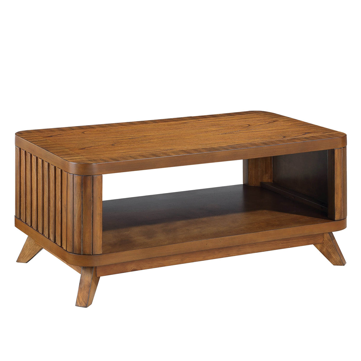 Solid Wood Pine Legs Rectangular Coffee Table - Sleep Galleria