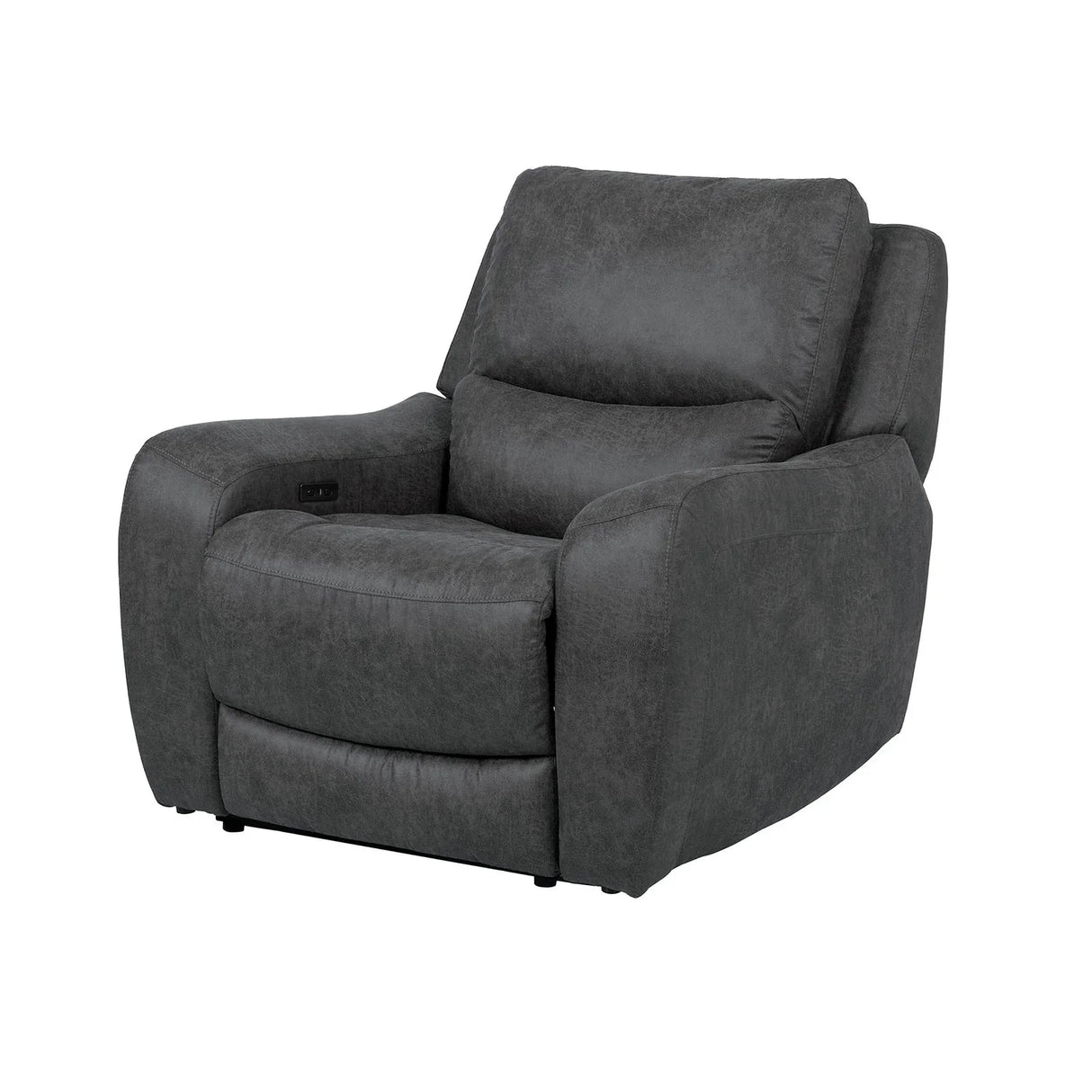 Contemporary Power Recliner Oversized Seat Soft Track Arms - Omega Lifestyles
