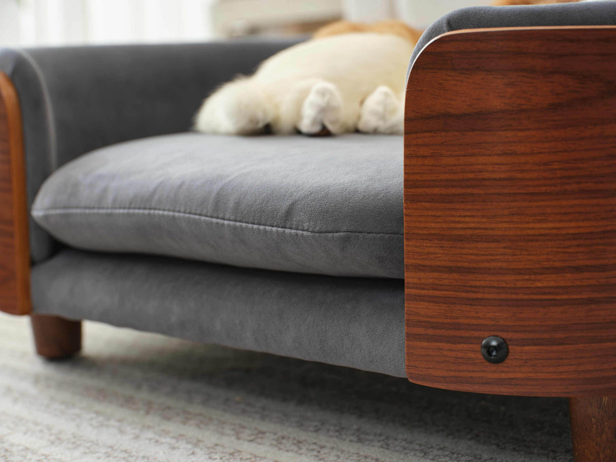 Orthopedic Scandinavian Solid Wood Elevated Dog Bed - Sleep Galleria