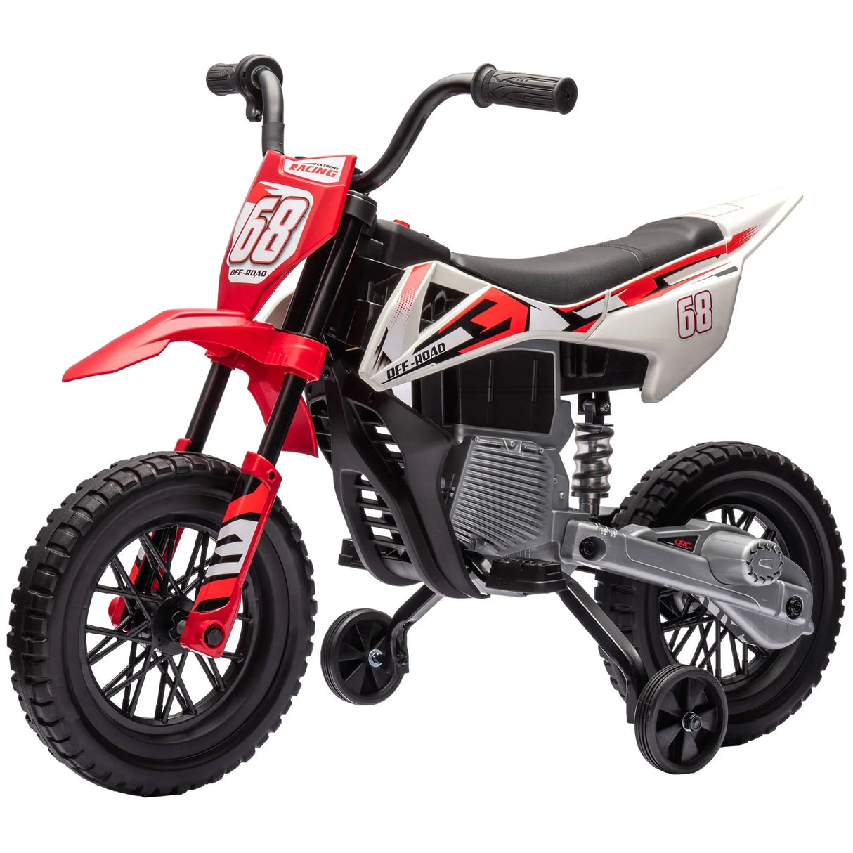 12V Kids Electric Dirt Bike With Training Wheels - Omega Lifestyles