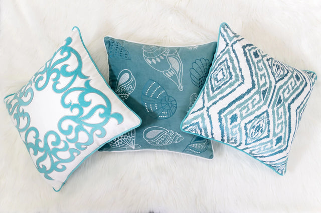 Polyester Velvet 20x20-Inch Decorative Throw Pillow Cover - Omega Lifestyles