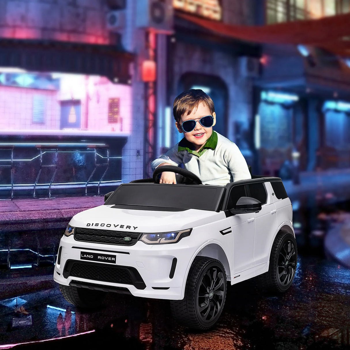 Licensed Land Rover Discovery Sport 12V Kids Ride-On Car - Omega Lifestyles