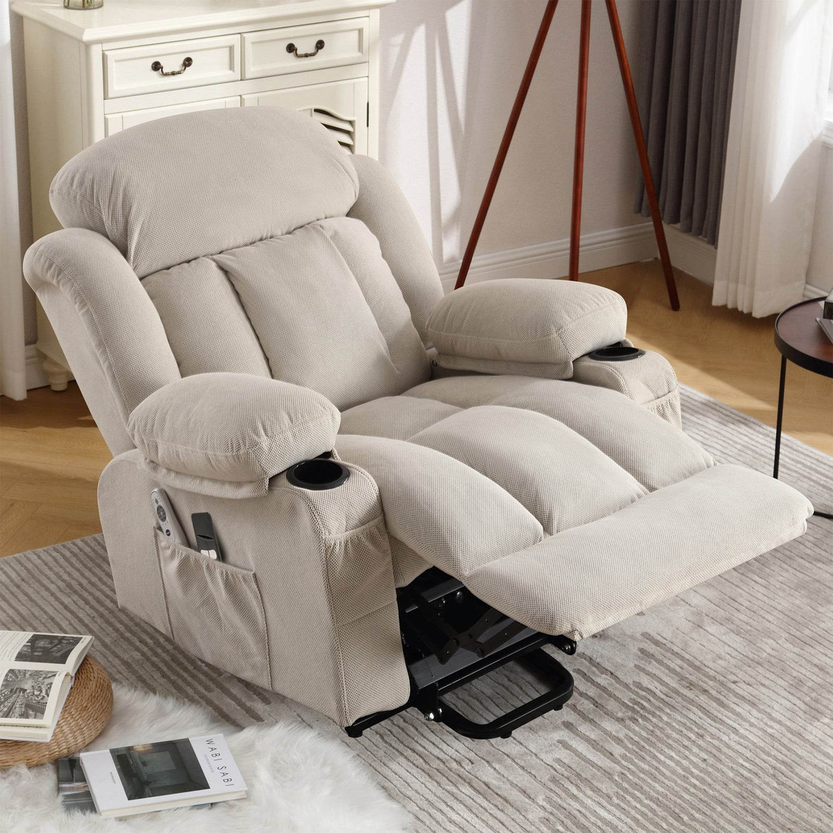 Power Lift Recliner Chair with Heat and Massage - Omega Lifestyles