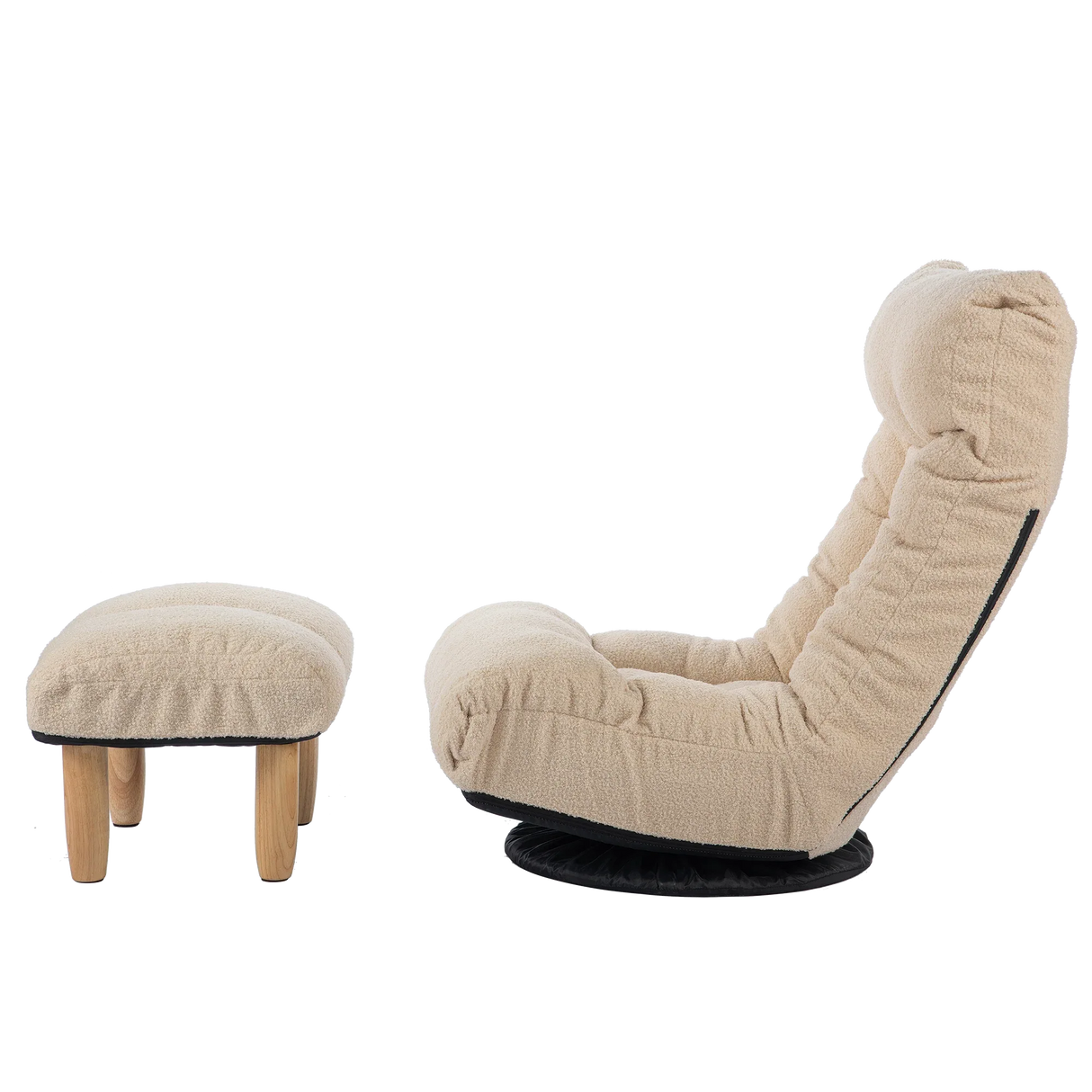 Adjustable Japanese Style Reclining Cotton Sofa Chair - Omega Lifestyles