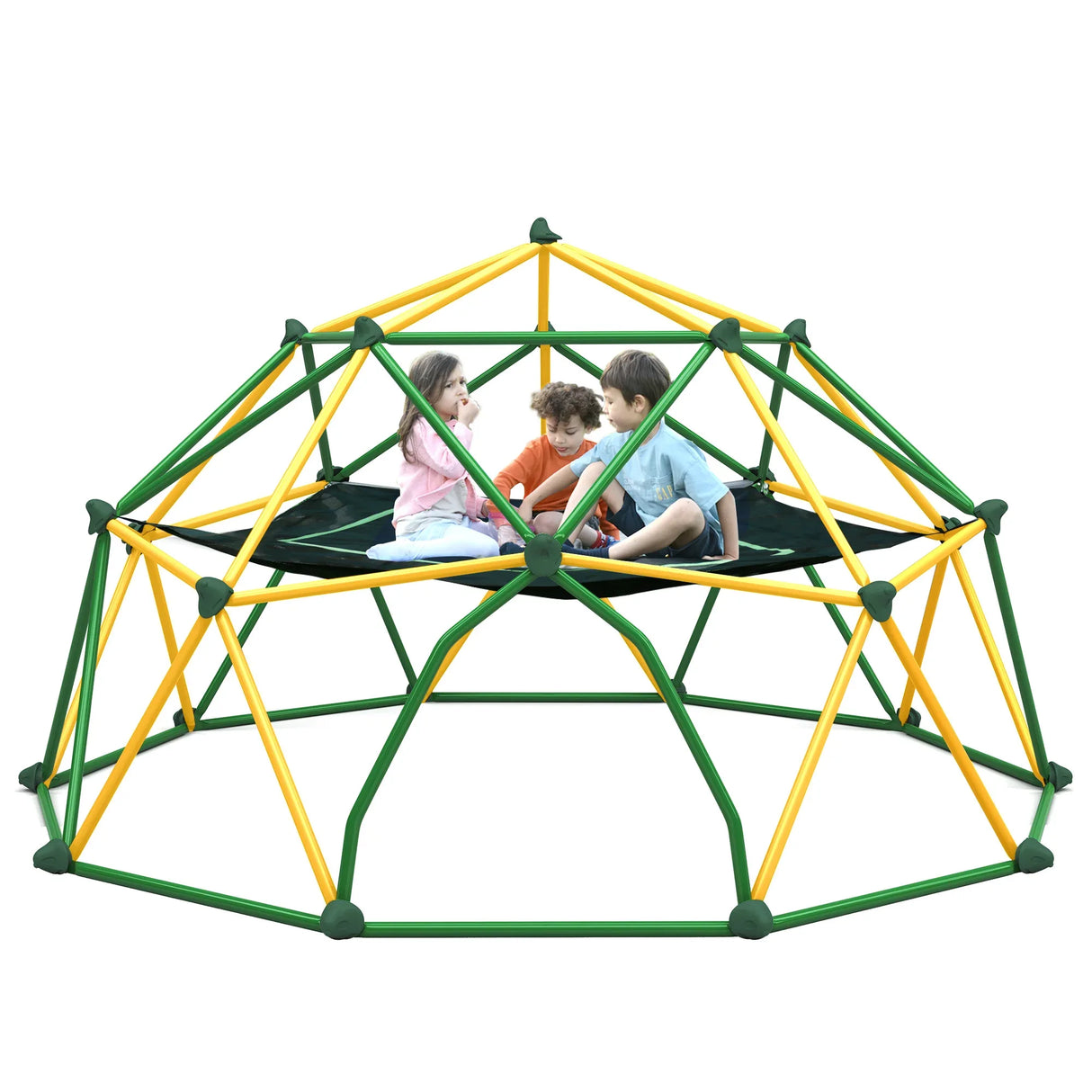 12-Foot Outdoor Kids Metal Climbing Dome Tower - Omega Lifestyles