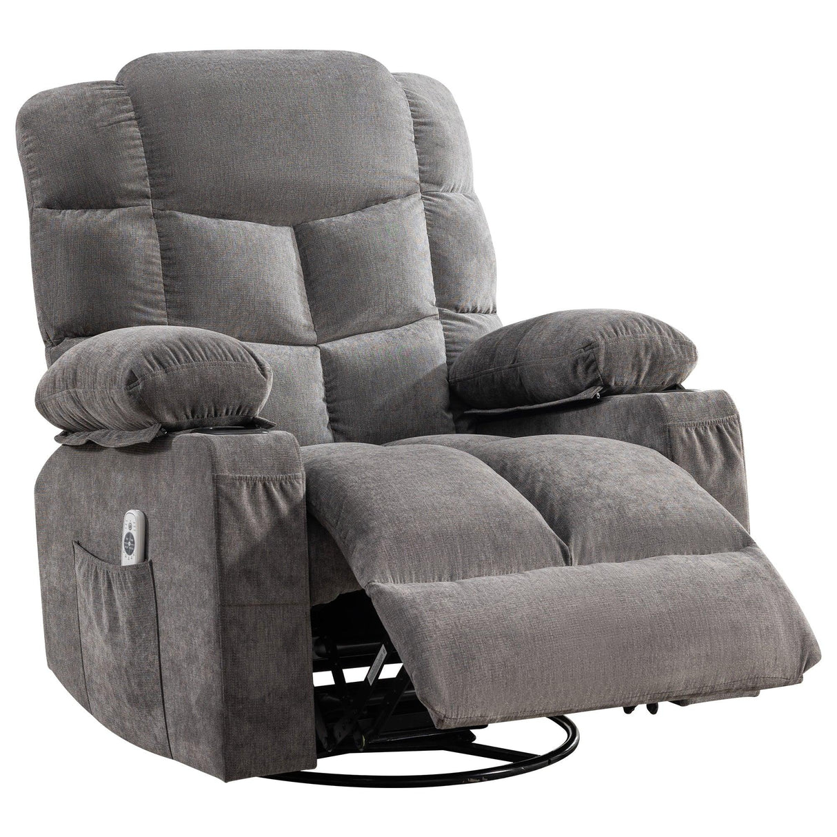 Oversized Soft Massage Recliner Chair With Heating - Omega Lifestyles